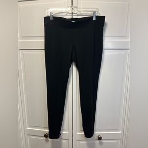 CABI Black Midtown Ponte Riding Ankle Zip Leggings/Pants Size Women’s Large